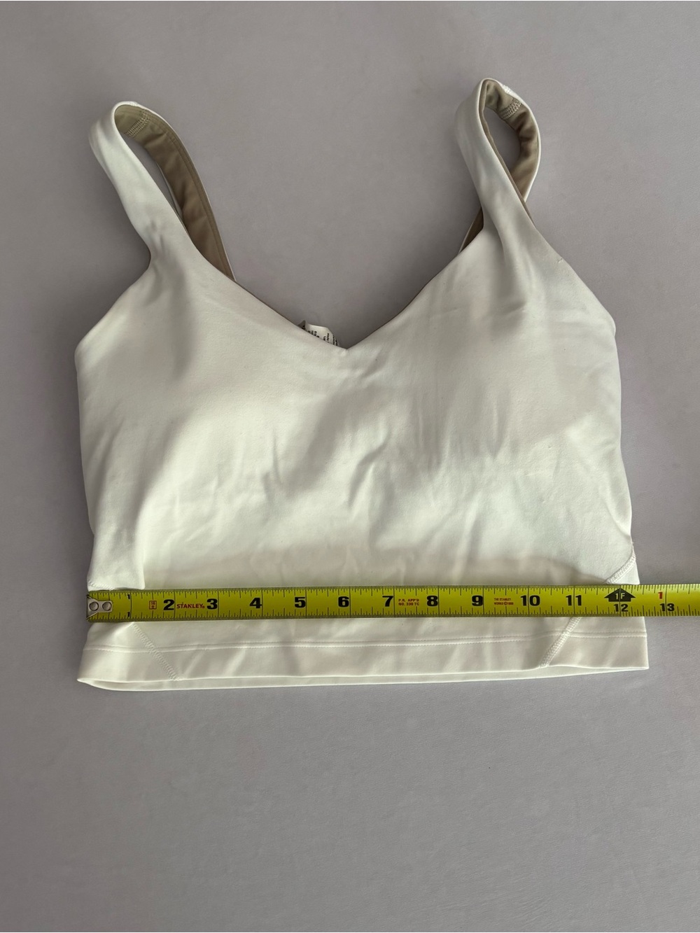 lululemon athletica White Align Athletic Tanktop Size 4 - Picture 4 of 10